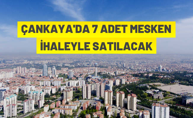 Ankara Belediyesi'nden daire satış ihalesi
