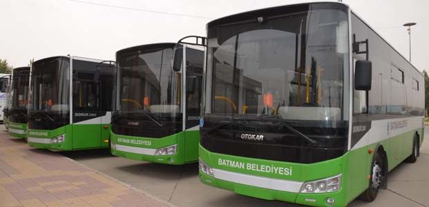  Yeni Halk otobüsleri Batman’da