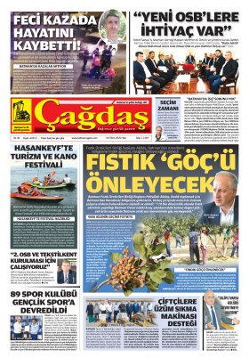 BATMAN ÇAĞDAŞ GAZETESİ - 03.10.2022 Manşeti