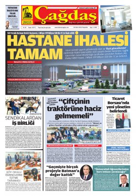 BATMAN ÇAĞDAŞ GAZETESİ - 05.10.2022 Manşeti