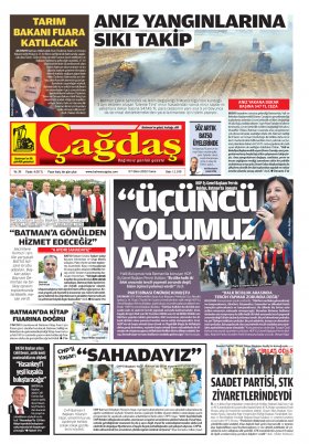BATMAN ÇAĞDAŞ GAZETESİ - 06.10.2022 Manşeti