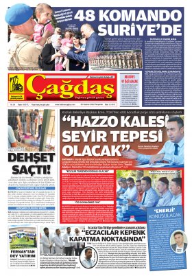 BATMAN ÇAĞDAŞ GAZETESİ - 29.06.2022 Manşeti