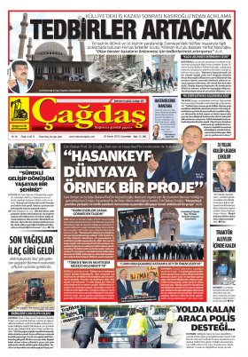 BATMAN ÇAĞDAŞ GAZETESİ - 29.11.2022 Manşeti